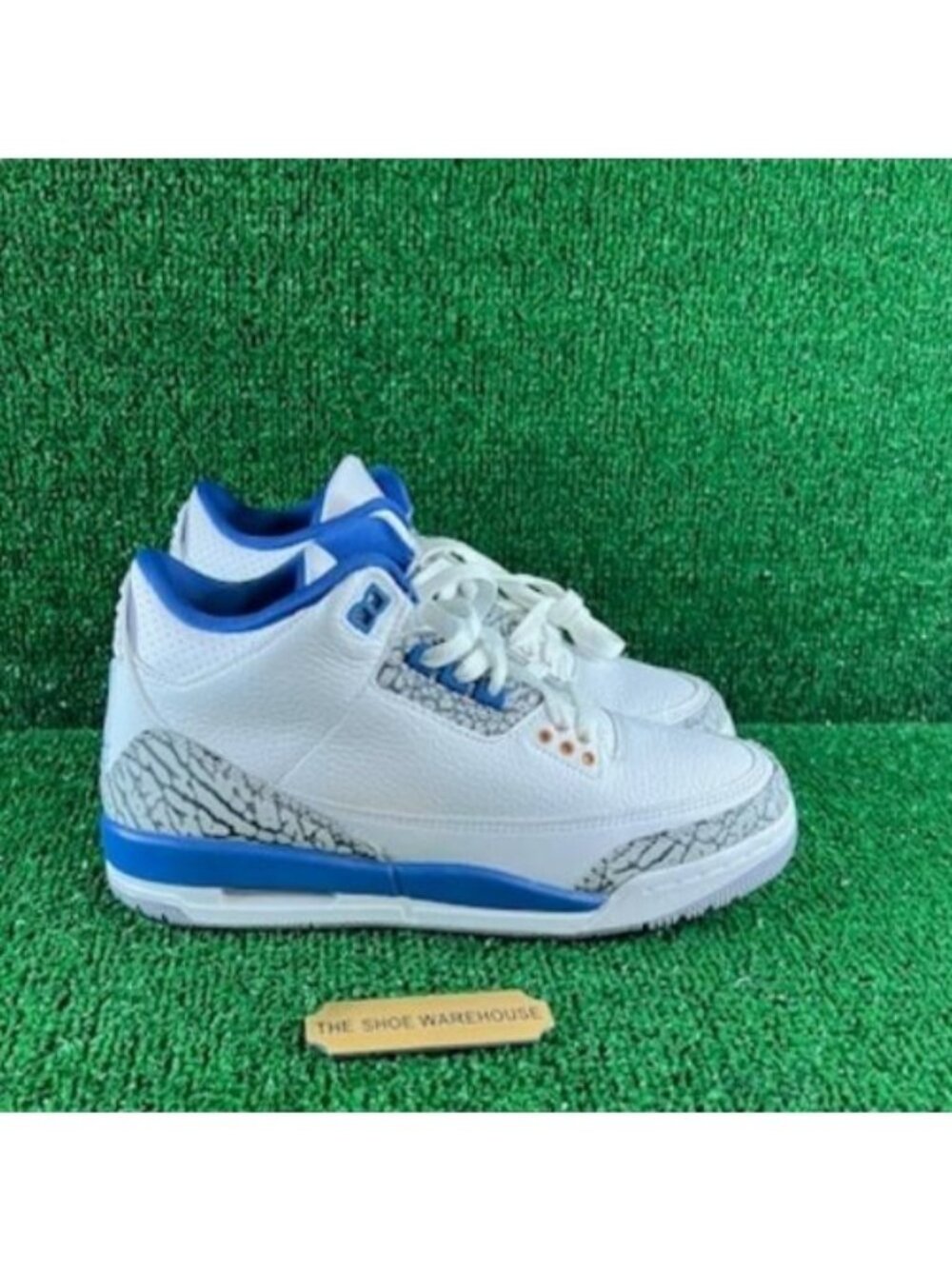 Nike Air Jordan 3 White B-GRADE "Wizards" Shoes DM0967-148 Size 6Y / WMNS 7.5